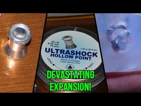 SKENCO ULTRA SHOCK HOLLOW POINT Review and Trick Shot!