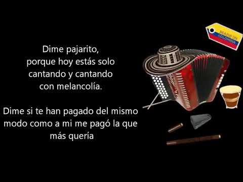 Dime pajarito - El binomio de oro (Letra) 1080p Full Hd