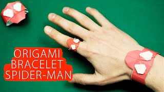 Origami BRACELET Spider man
