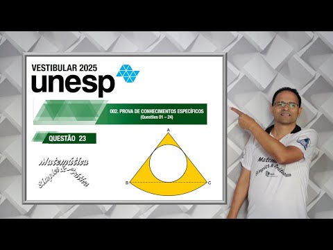 CORRECTION OF THE UNESP 2025 ENTRANCE EXAM, QUESTION 23