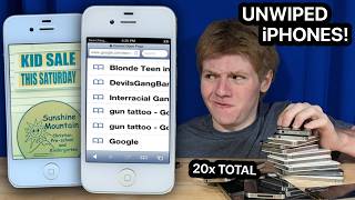 Download lagu Looking at 20 UNWIPED iPhones... (Phone Lots #7) mp3