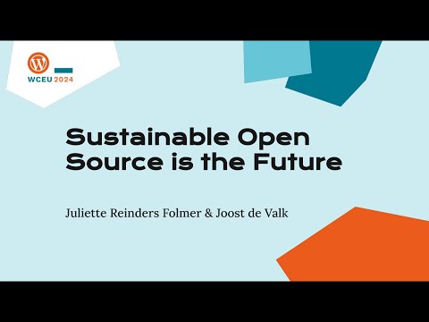 Keynote: Sustainable Open Source is the Future