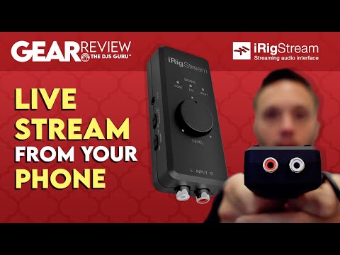 Live Stream from your phone | iRig Stream IK Multimedia Audio Interface | Review, demo, how to