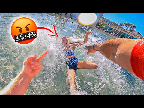 THIS GIRL IS COMPLETELY CRAZY!! (Epic Parkour Chase POV)