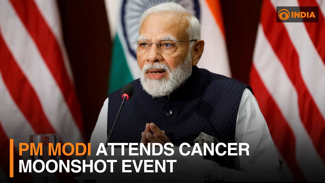 PM Modi attends Cancer Moonshot event | DD India
