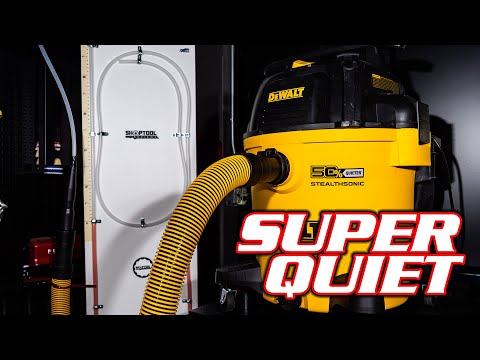 SUPER QUIET!! DeWALT 12-Gallon Stealth Sonic Wet Dry Vacuum Review [DXV12P]