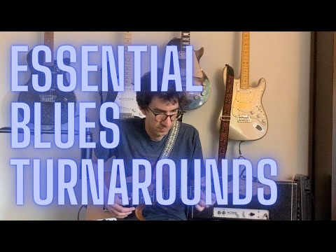 5 ESSENTIAL Blues Guitar Turnarounds - Blues Guitar Lesson