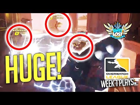 Overwatch - Lucio's BIG BOOPS! HUGE SHATTER! TOP Pro Overwatch League Plays! [OWL PLAYS]