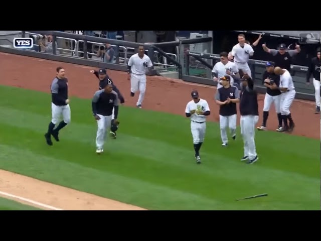 Gleyber Hits a Walk Off and the Team Celebrates, a Breakdown