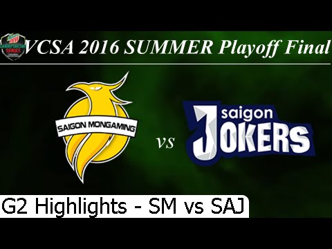 ZM vs SAJ G2 Highlights 31/07/2016 Final Playoff VCSA Summer 2016 Zotac Mongaming SaiGon Jokers