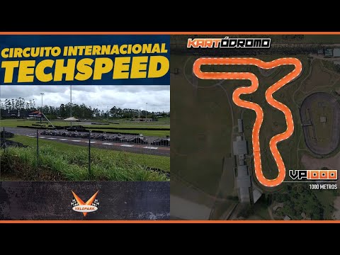 Vídeo #1 - Largada - Corrida de Kart - Circuito Internacional Techspeed – Nova Santa Rita - RS