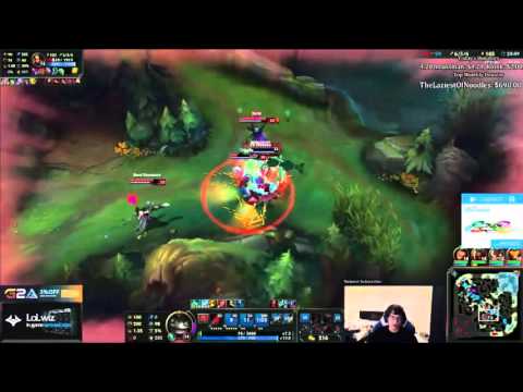 C9 Sneaky's Corki quadra bomb