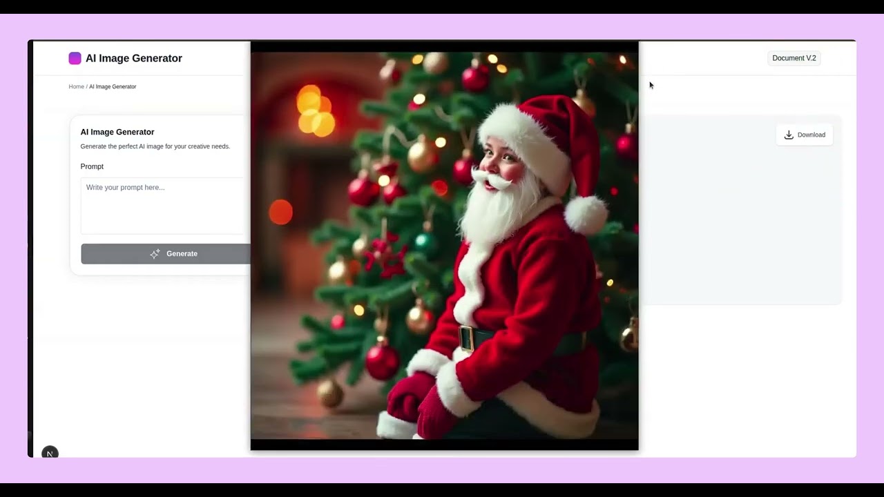 AI Image Generator | Node.js, React, OpenAI | AItoolsJS