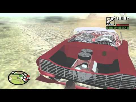 GTA - San Andreas CZ - Christine vs ARO, TANK & Christine vs christine :D HD