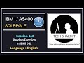 Random Function In Db2 Sql SQLRPGLE Ibmi Training Sqlrpgle As400 Ibm Db2 Function