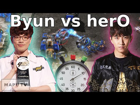FASTEST game? - herO vs Byun  - Bo3 - (StarCraft2)