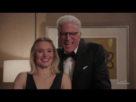 Good Place Eleanor and Michael maniac laugh [S04ep07]