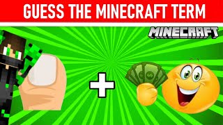 Guess The Minecraft Item By Emoji | Suraj Playz