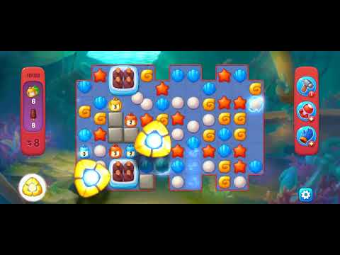 Fishdom Hard Level 10188 (with ingame lightning and bomb boosters) @choraelmin