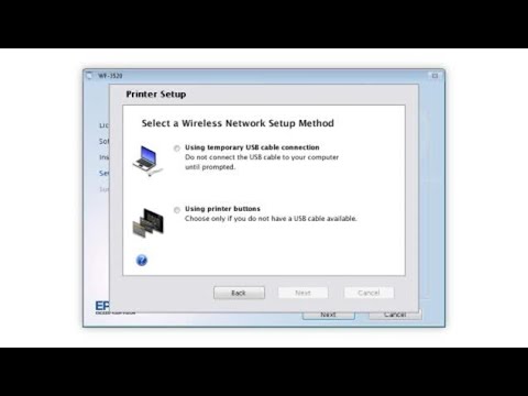 Connecting Your Printer to a Wireless Network Using the Buttons on the Printer