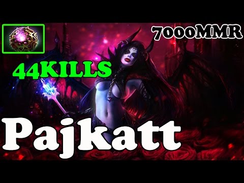 Dota 2 - Pajkatt 7000 MMR Plays Queen Of Pain vol 3# - Pub Match Gameplay