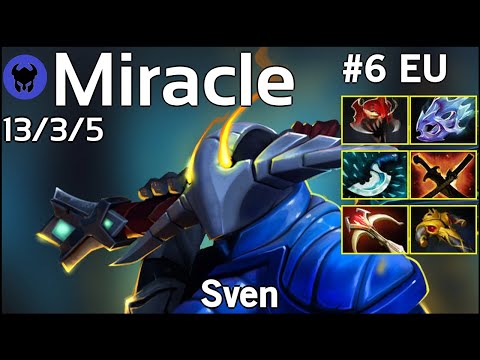 Miracle [Liquid] plays Sven!!! Dota 2 7.21