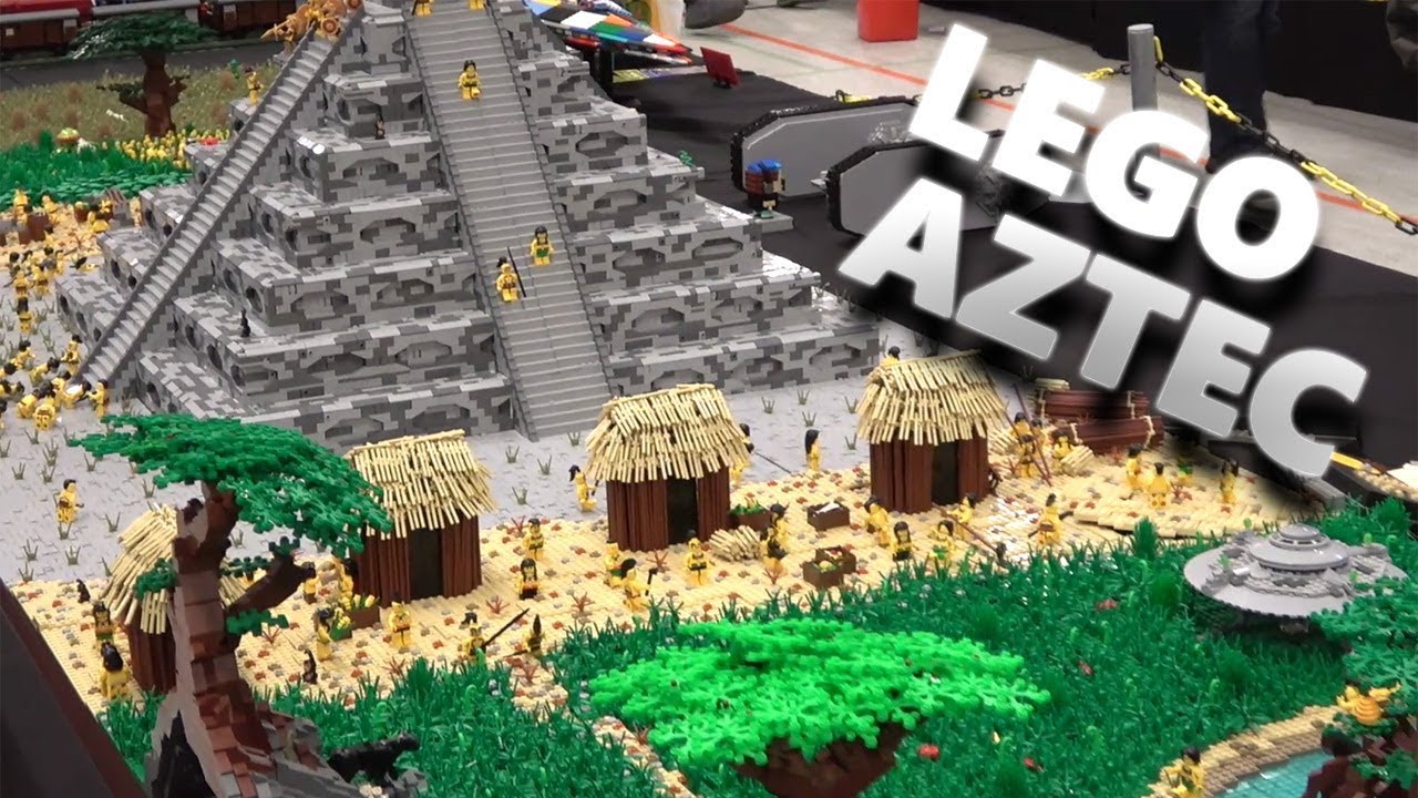 Giant LEGO Aztec Layout!