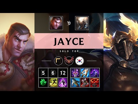 Jayce Top vs Pantheon - KR Grandmaster Patch 25.21