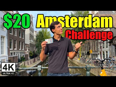 $20 Challenge in Amsterdam | How to live on a budget Amsterdam!