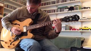 Video thumbnail for Epiphone Dot Natural, Part1 by Brad Dietz Music