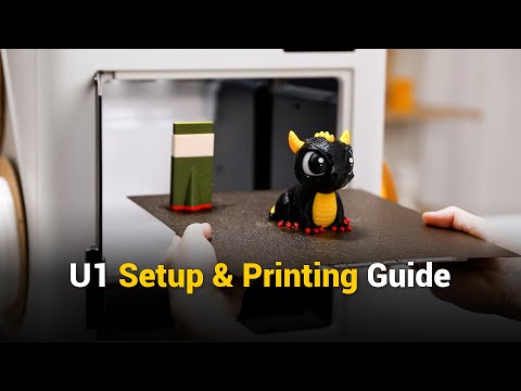 U1 Video Guide: Initial Setup & Printing
