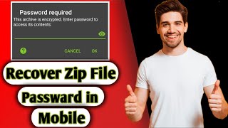 How To Recover Zip File password How I Installed Zip File without Password