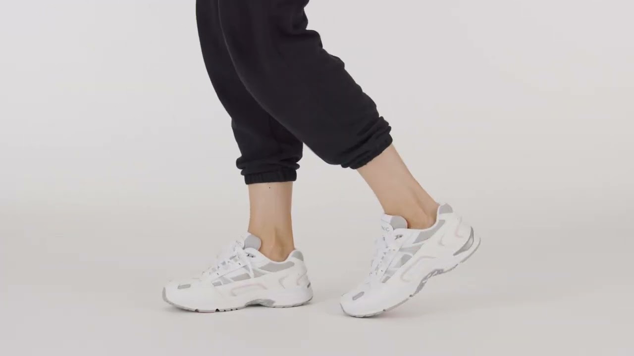 Watch Vionic Walker Women's Plantar Fasciitis Shoe - Black - Orthaheel video