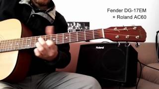 Video thumbnail for Fender DG-17EM demo by Attila Máté