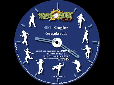 SKANK O CLOCK RECORDS - SOCR04 - SIM - Strugglers + Dub (12")