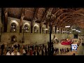 Following solemn procession, Queen Elizabeth II lies in state at Westminster Hall