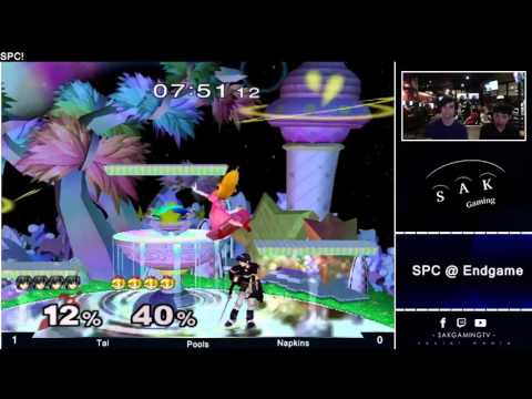 SPC2 Pools - Tai (Marth) vs Napkins (Sheik/Peach)