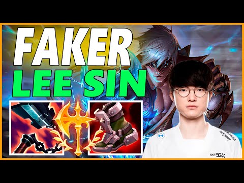 ⚡FAKER LEE SIN JUNGLE GAMEPLAY⚡SEASON 12 LEAGUE OF LEGENDS