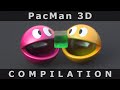 PacMan 3D Compilation 1 😋❤️ C4D4U