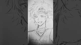 #oriens 3周年おめでとうございます😭‼️雑&1日遅れやけど...これからも応援してます。オリエンスは永遠！#佐伯イッテツ  #宇佐美リト #赤城ウェン  #緋八マナ #shorts #イラスト