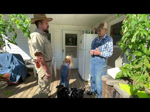 Old Mountain Man & His Gristmill In Appalachia v53