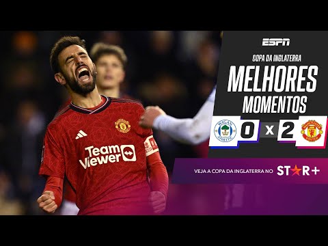 Gols e lances de Wigan x Manchester United