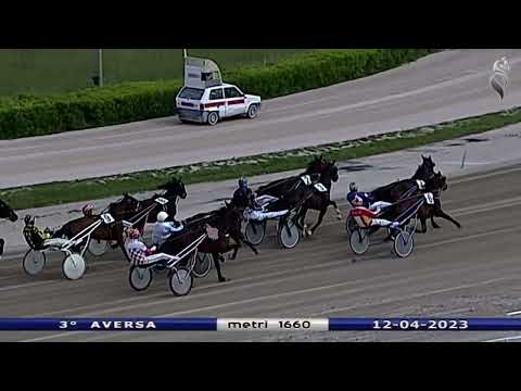 Aversa trotto 12 Aprile 2023 - 3° Corsa