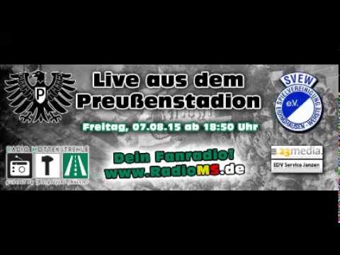 1. Runde: Preußen Münster - SV Eidinghausen-Werste 8:0 (07.08.2015, 19 Uhr)