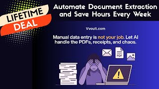 Vvoult Lifetime Deal - Fast Scan-to-Spreadsheet Document Tool