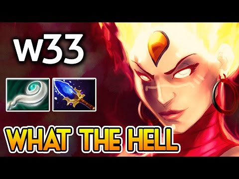 w33 Dota2 [Lina] What the HELL Is GOING ON