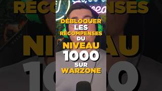 DÉBLOQUER TOUTES LES RÉCOMPENSES LVL 1000 WARZONE ! (camo secret ultime) #warzone #callofduty #cod