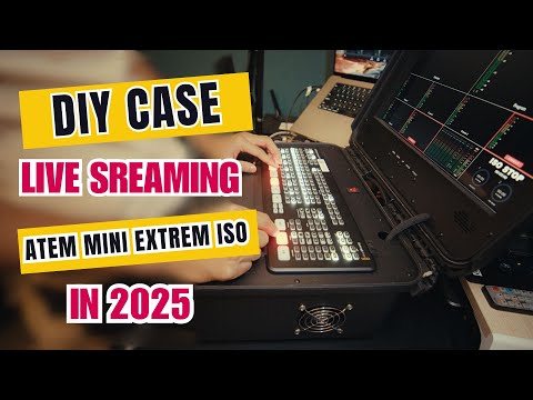 🎥 DIY Portable Live Streaming Case for ATEM Mini Extreme ISO | Compact & Ready-to-Go Setup!