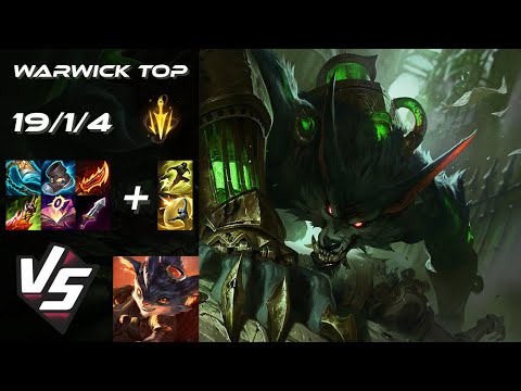 TOP Warwick vs Rumble - NA Grandmaster Patch 25.S1.8