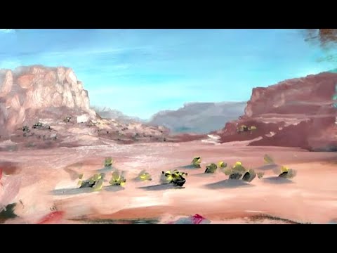 Painting A Desert in Only 10 Minutes!